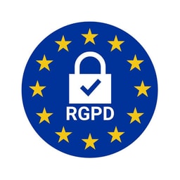 Logo RGPD, conformité au règlement général sur la protection des données